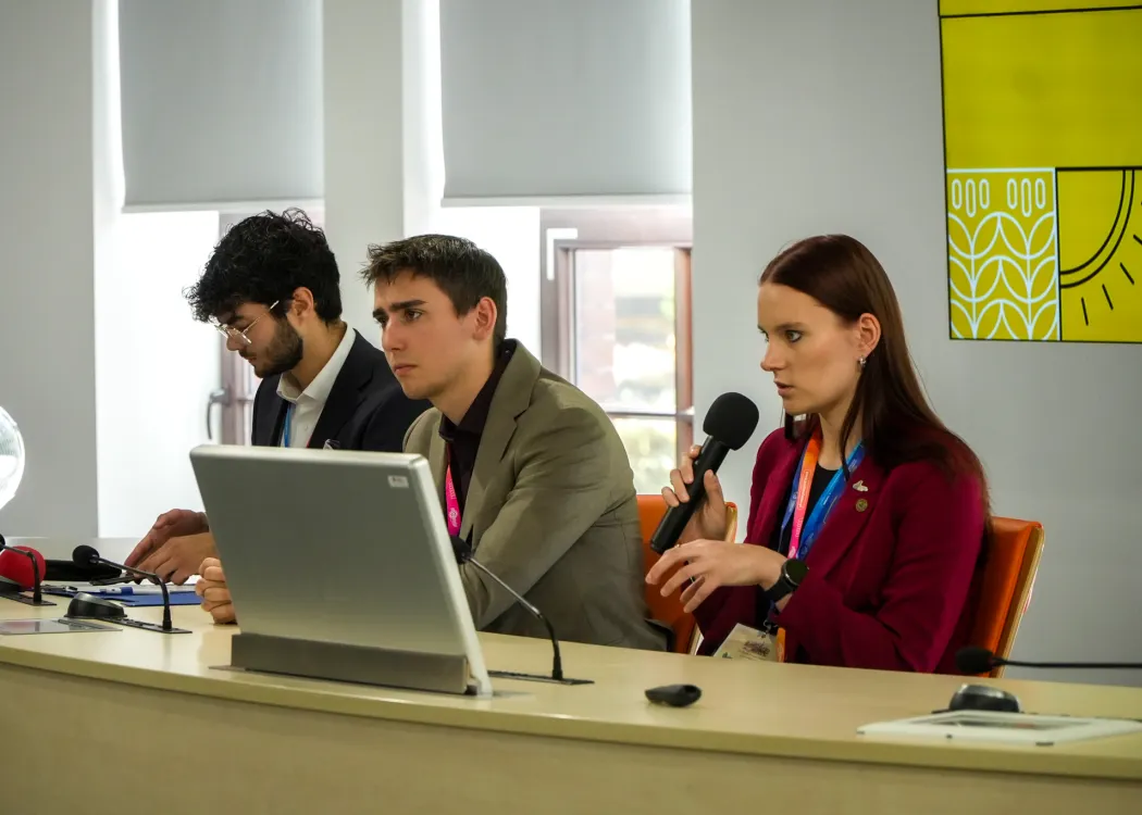 Konferencja dotycząca kierunków rolniczych: paneliści