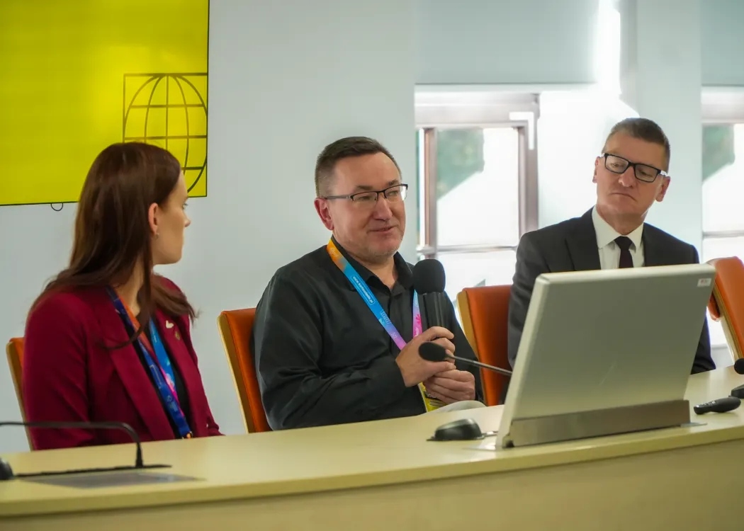 Konferencja dotycząca kierunków rolniczych: paneliści