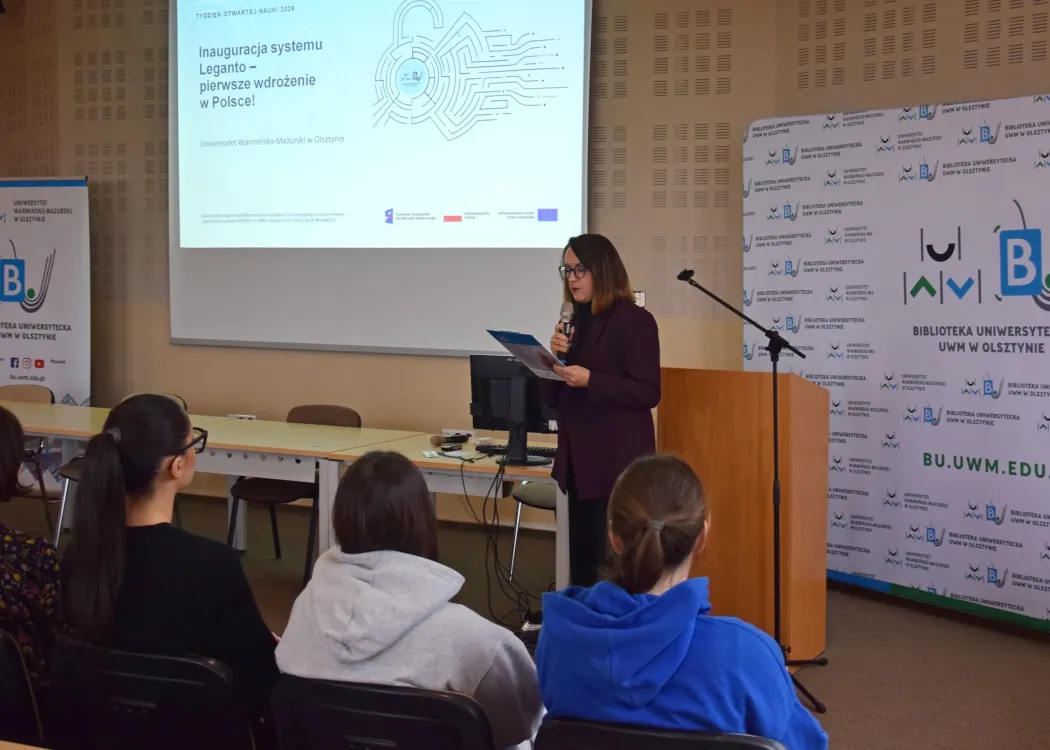 Katarzyna Bikowska, dyrektorka Biblioteki Uniwersyteckiej