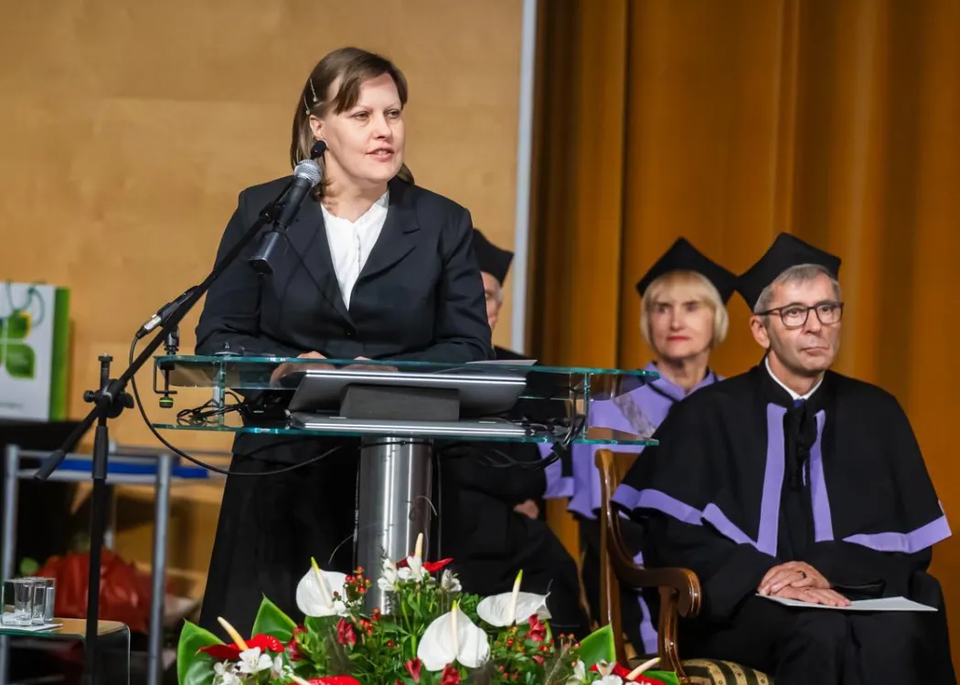 Inauguracja roku akademickiego 2026/2027: przemówienie przewodniczącej Rady Samorządu Doktorantów