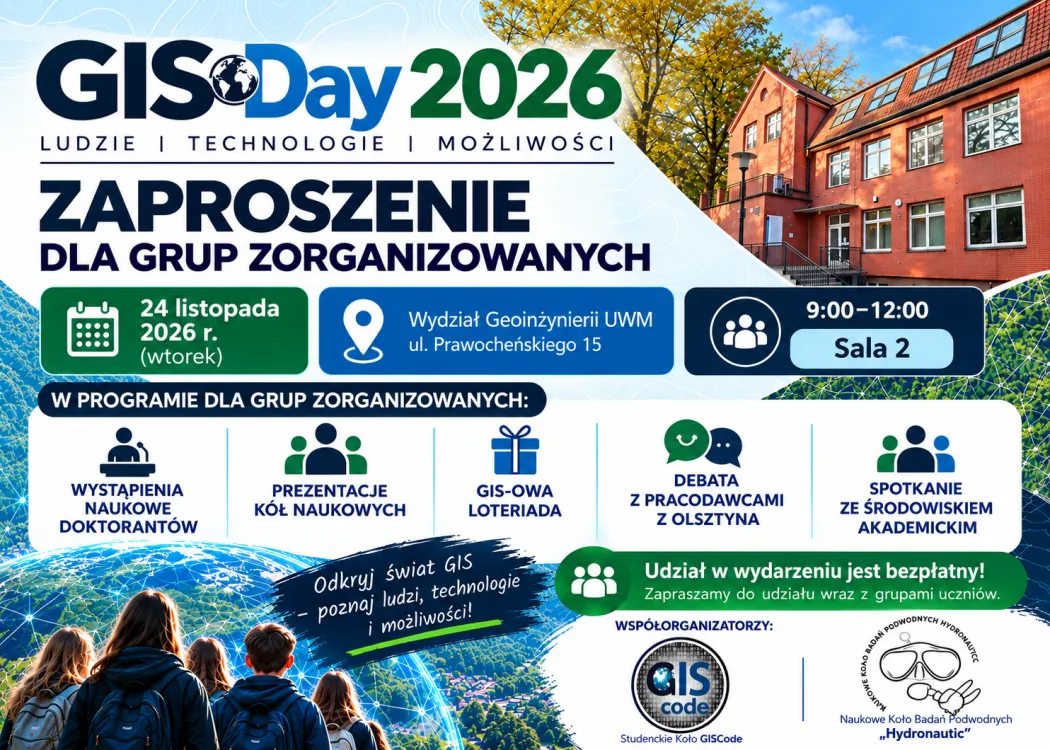 grafika promująca GIS Day 2026 