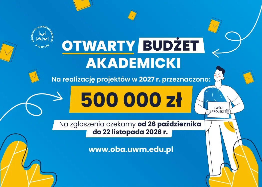 Okładka projektu Otwarty Budżet Akademicki