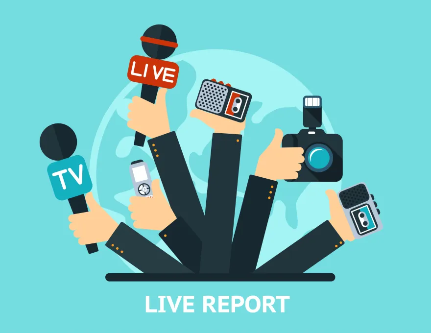 grafika obrazująca różne rodzaje mediów 