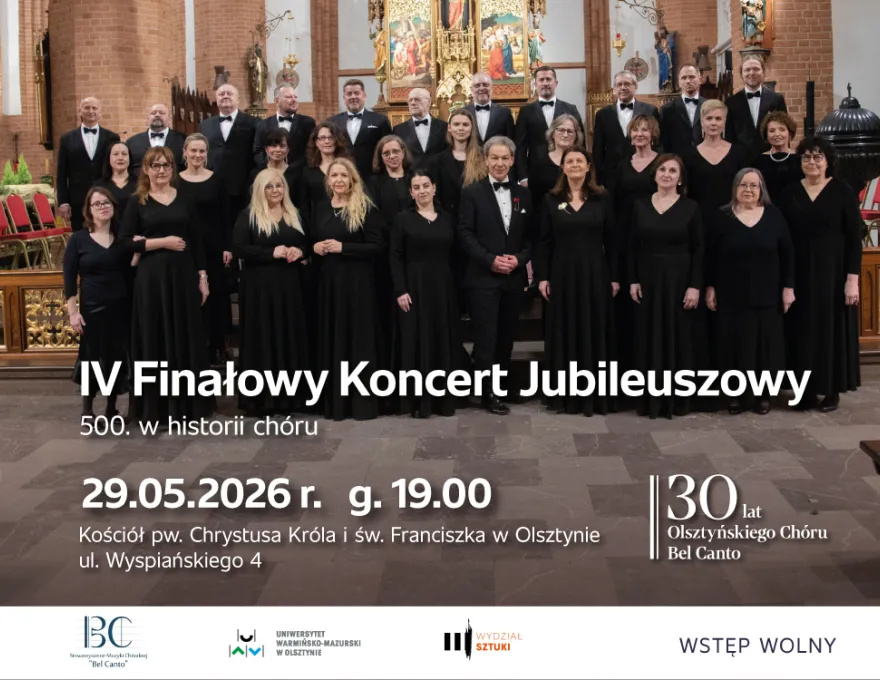 grafika wydarzenia, zdjęcie chóru