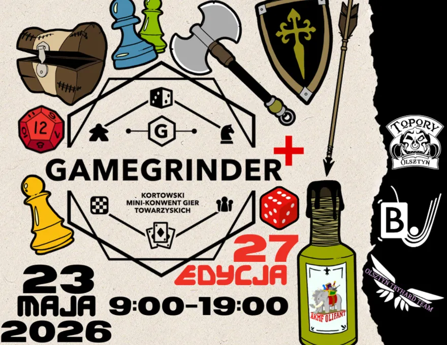 grafika promująca Gamegrinder