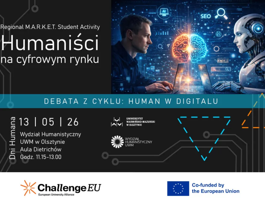 Grafika promująca debatę Human w digitalu 