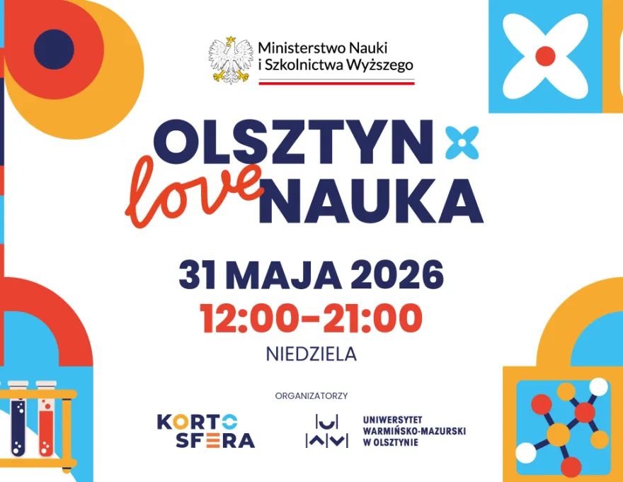 grafika promująca wydarzenie Olsztyn LOVE Nauka 