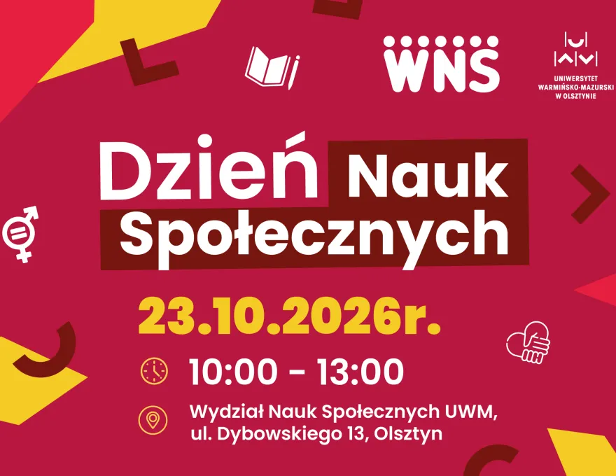 plakat promujący Dzień Nauk Społecznych