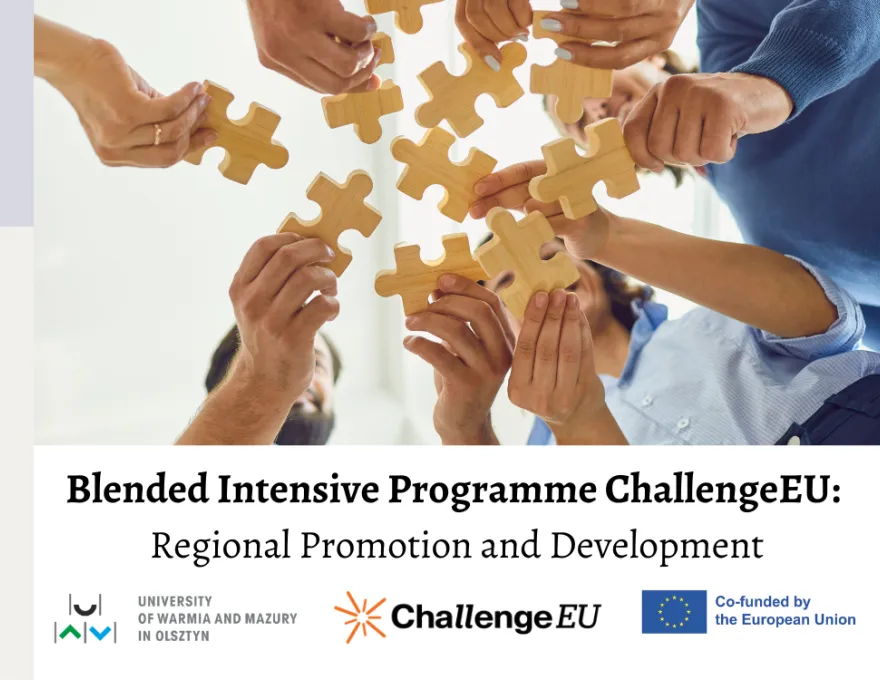 Grafika promująca Blended Intensive Programme ChallengeEU
