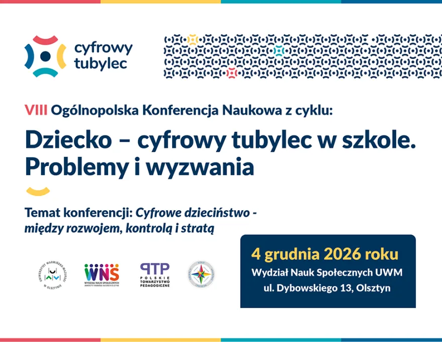 grafika promująca konferencję "Cyfrowy tubylec" 