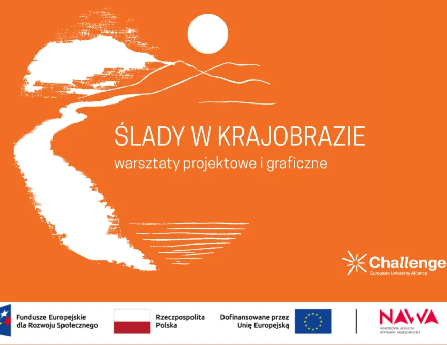 Ślady w krajobrazie - grafika promująca