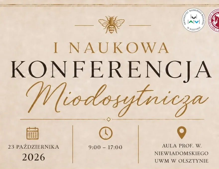 Baner promujący I Konferencję Miodosytniczą 