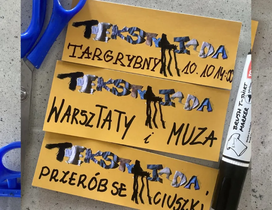 grafika promująca wydarzenie TEKSTYLIADA 