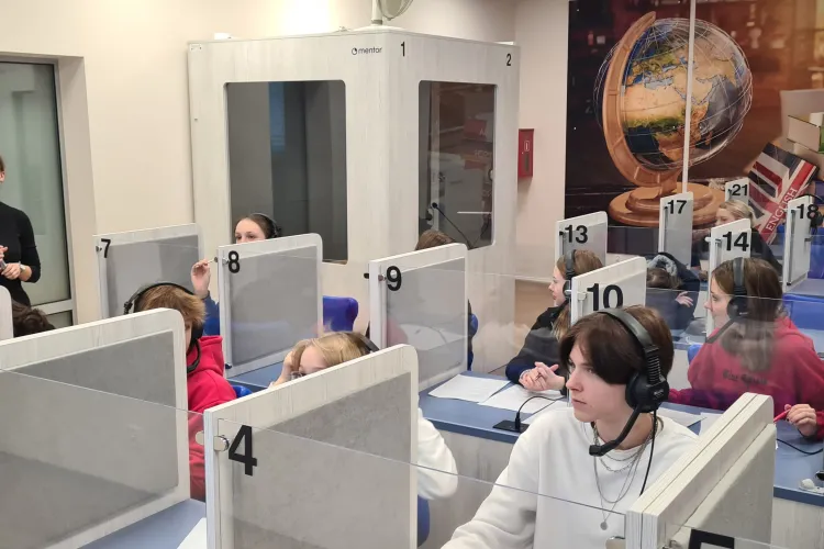 Laboratorium językowe UWM - Klasa patronacka lingwistyki w biznesie