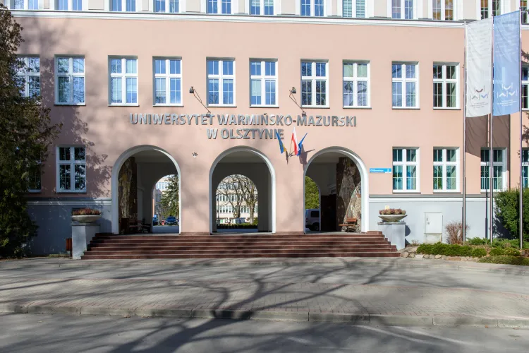 Budynek rektoratu UWM w Olsztynie