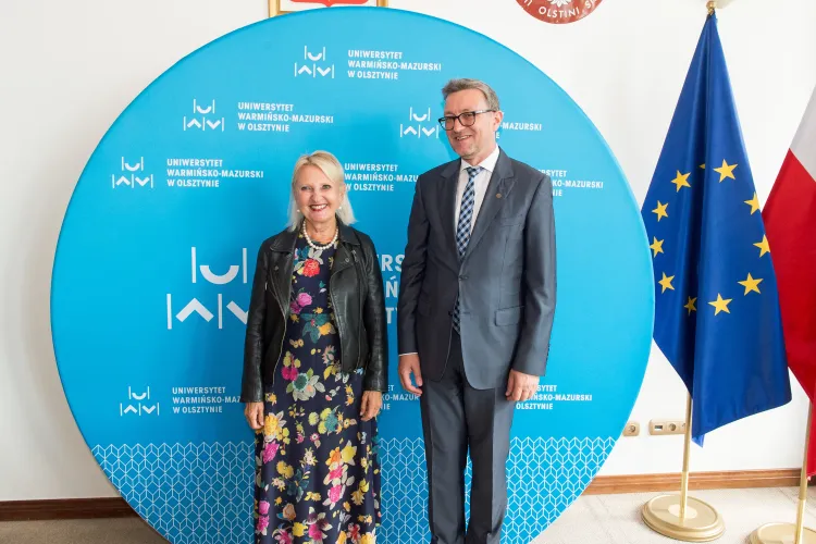 Prof. Maria Siemionow i prof. Jerzy Przyborowski