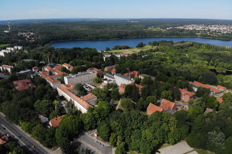 Widok Kortowa z drona