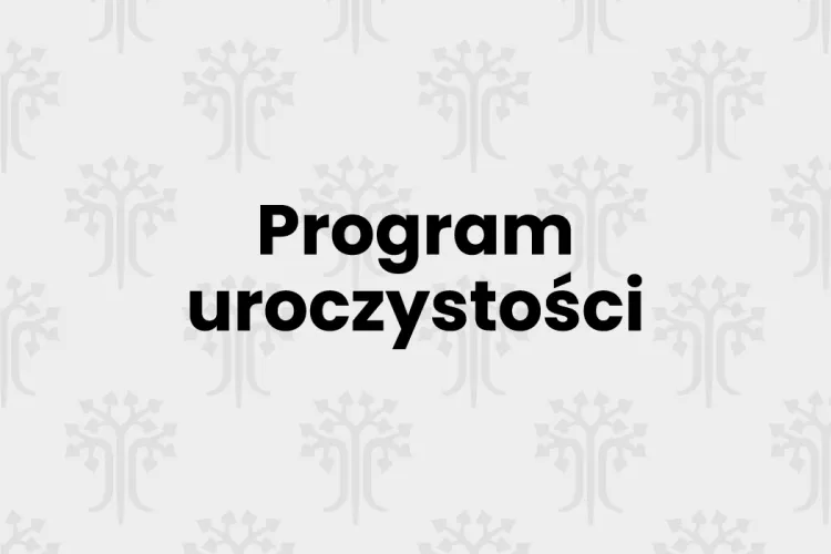 program uroczystosci