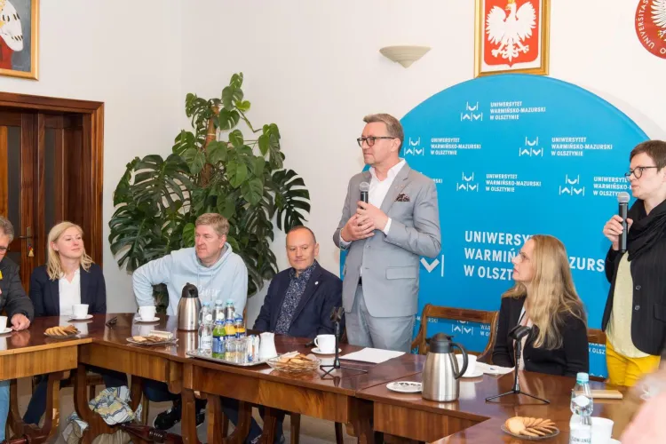 Rektor na spotkaniu z delegacją Caritas z Niemiec