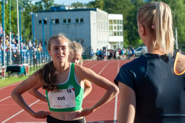 Anastazja Kuś podczas II Memoriału Zbigniewa Ludwichowskiego na stadionie UWM w Kortowie