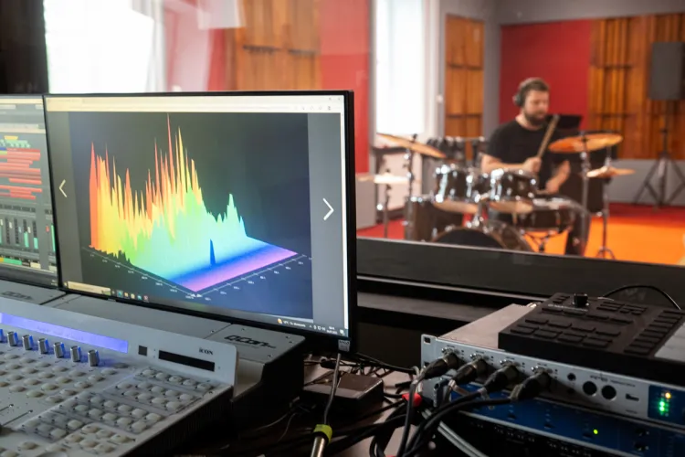 Studio nagrań na Wydziale Sztuki UWM