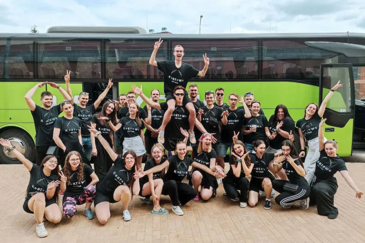 Zespół Pieśni i Tańca "Kortowo" w drodze do Turcji