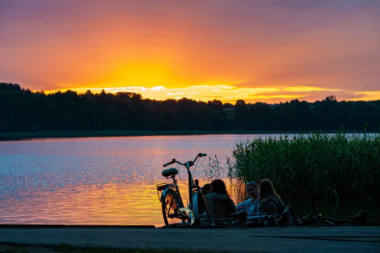 zachód słońca w Kortowie