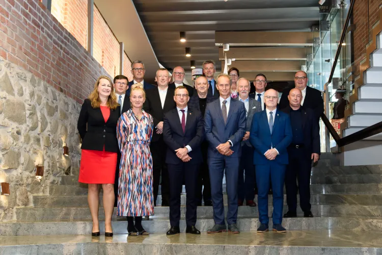 Uczestnicy posiedzenia KRAUM w Lidzbarku Warmińskim