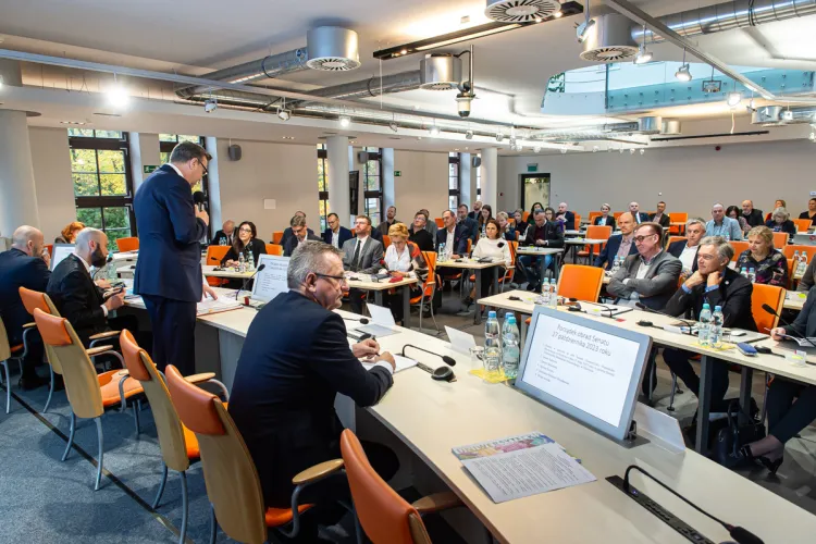 Senat UWM podczas obrad