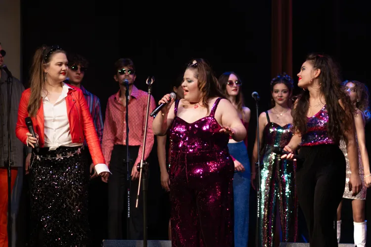 Wokalistki na scenie / Fot. Agata Kaluszkiewicz (Studencka Agencja Fotograficzna Jamnik)