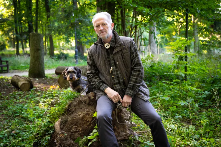 Dariusz Zalewski z psem