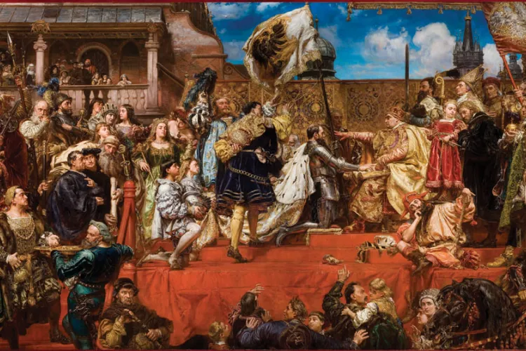 obraz Jana Matejki Hołd Pruski