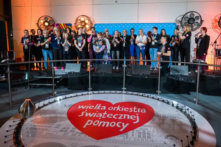 Sztab WOŚP 2024 na UWM w Olsztynie. Finał w Kortosferze