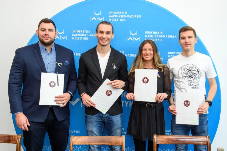 Sportowcy związani z UWM: Bukowiecki, Zalewski, Lisowska, Lewalski