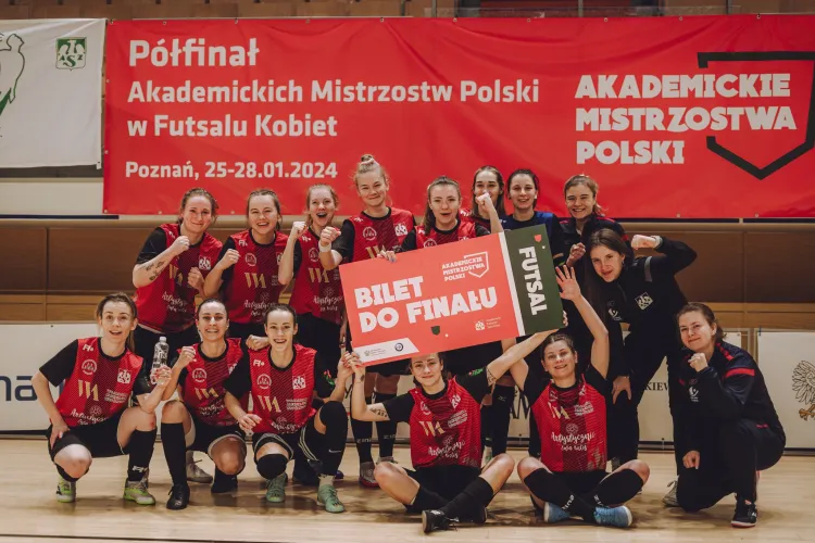 Futsalowa kadra Uniwersytetu Warmińsko-Mazurskiego w Olsztynie