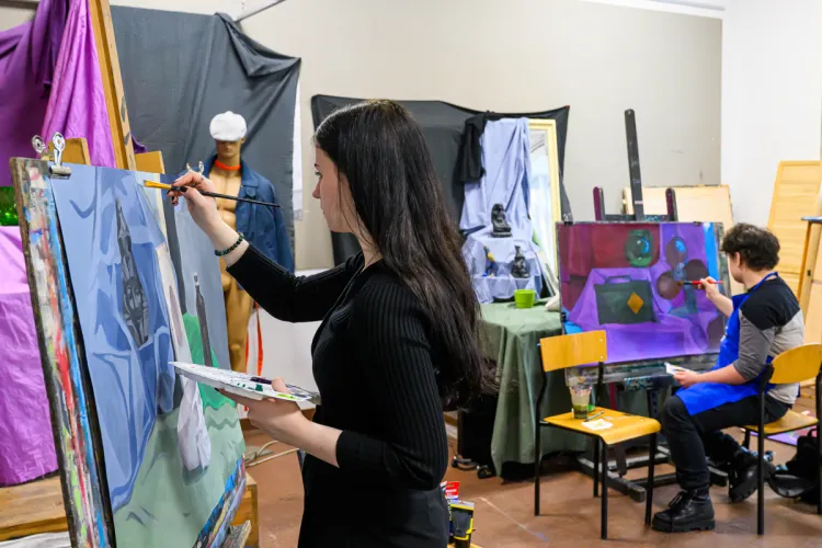 Zajęcia na Wydziale Sztuki UWM