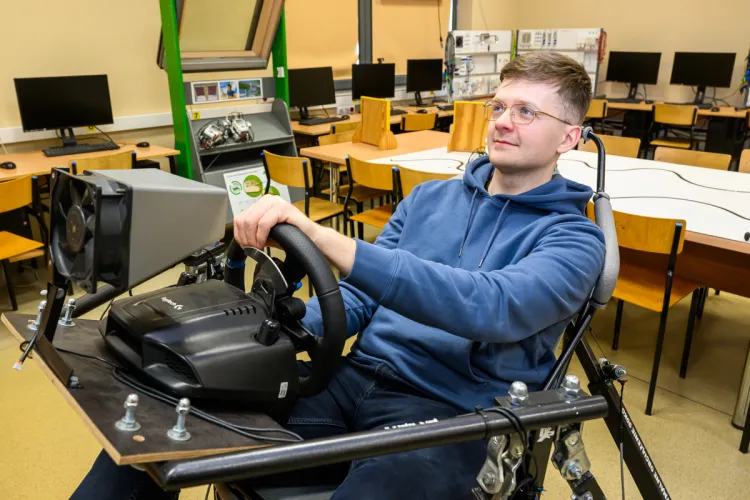 Jakub Tytuła - projektant symulatora jazdy