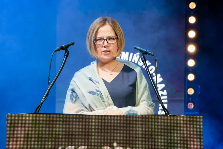 Małgorzata Stompór na gali Belfer UWM 2022