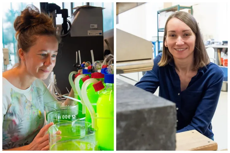 od lewej: dr inż. Magda Dudek i dr inż. Katarzyna Zdanowicz