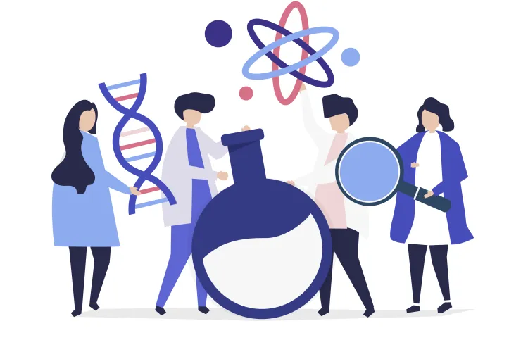 Młodzi naukowcy - grafika ilustracyjna Fot. Pawpixel/Freepik