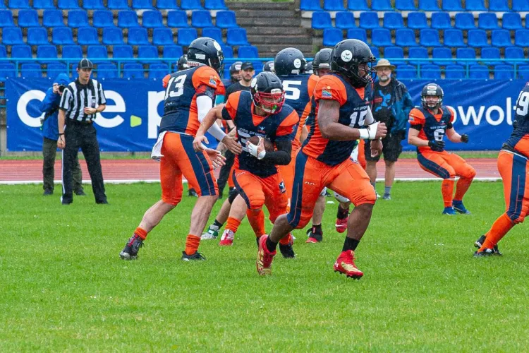 AZS UWM Olsztyn Lakers podczas meczu w Kortowie - 2022 r.