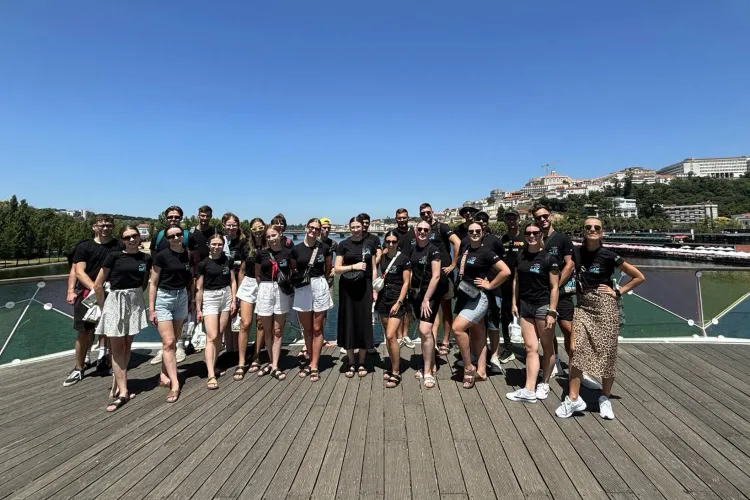 Zespół Pieśni i Tańca "Kortowo" w czasie podróży po Portugalii