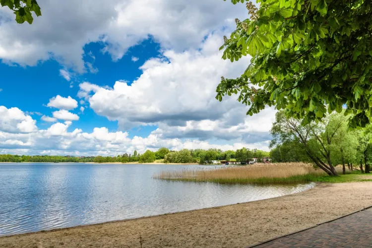 Kortowo, jezioro i plaża