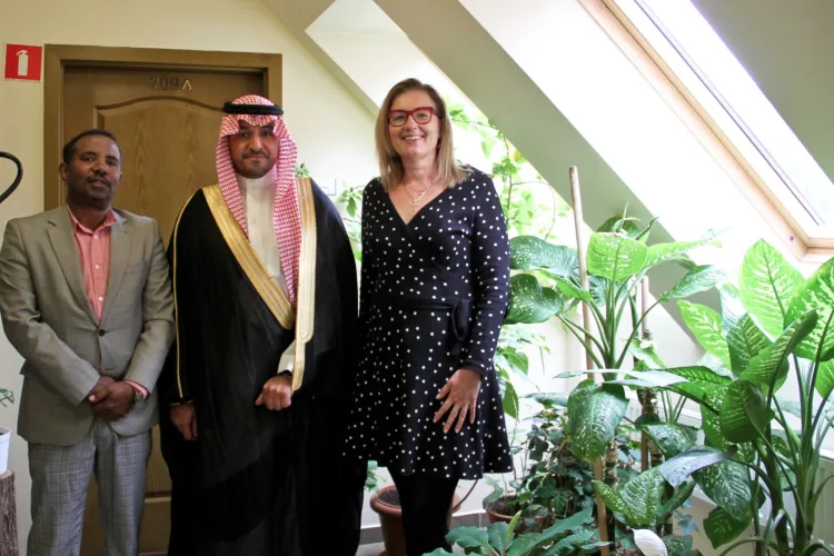 wykładowcy Katedry Architektury Krajobrazu UWM z dr. Al Jazzarem