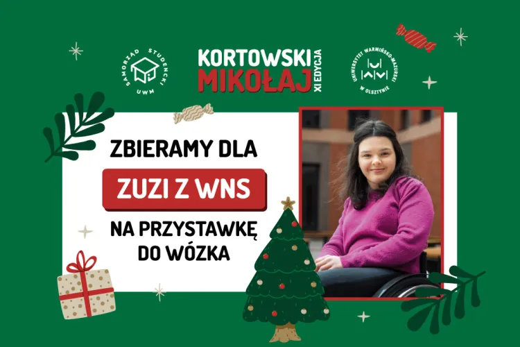 Kortowski Mikołaj - plakat akcji charytatywnej na UWM