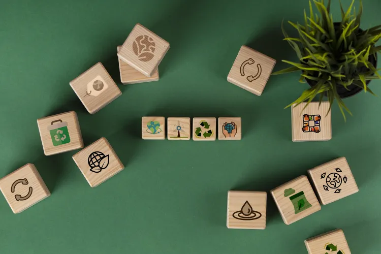 Zrównoważony rozwój - grafika ilustracyjna