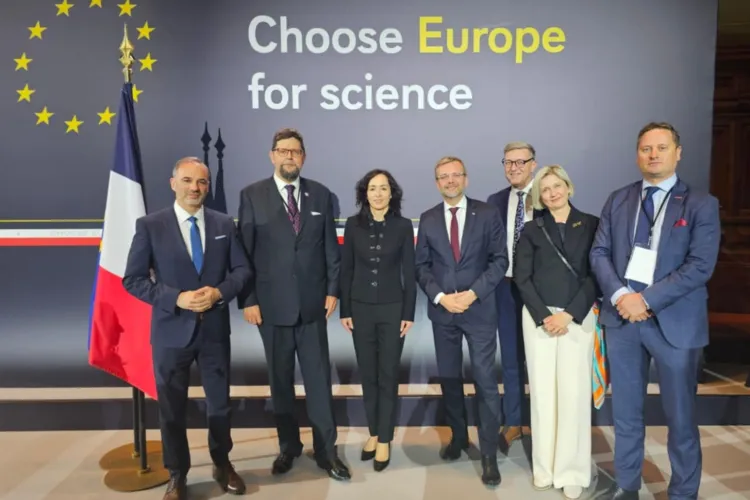 Rektor UWM podczas konferencji Choose Europe for science 