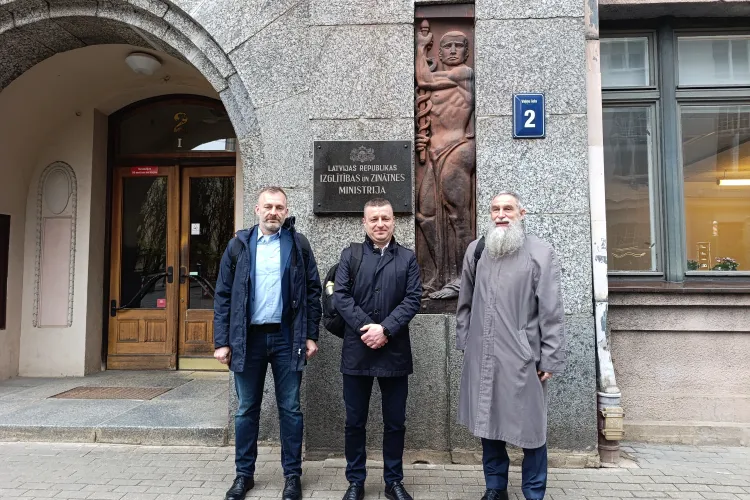 Delegacja z Instytutu Nauk Politycznych UWM w Rydze