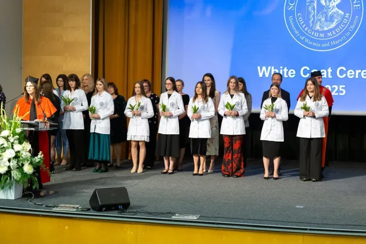 Ceremonia Białego Fartucha na Wydziale Lekarskim UWM 