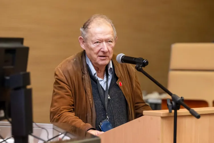 Adam Michnik na Wydziale Humanistycznym UWM
